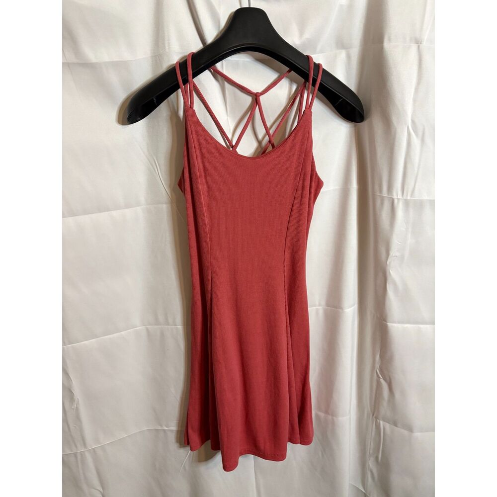 Aerie Rose Pink Dress with Cross Extra Small Preppy